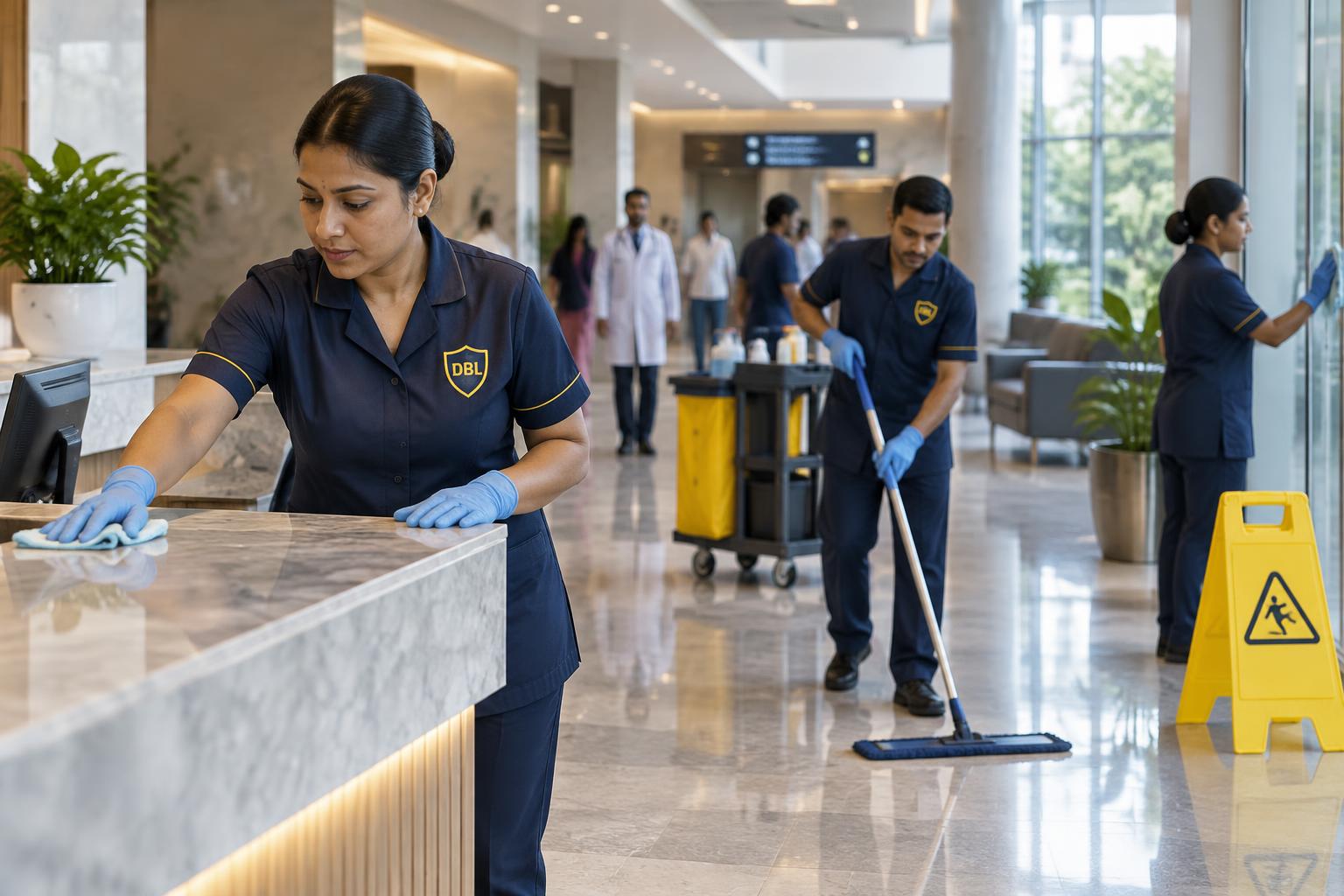 Housekeeping & Facility Support team at work